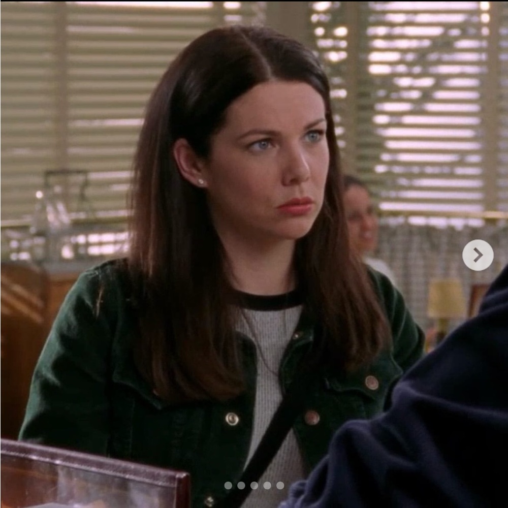Vintage Y2K Lorelai Gilmore Velvet Cord Trucker Jacket Size S Petite - Picture 8 of 10